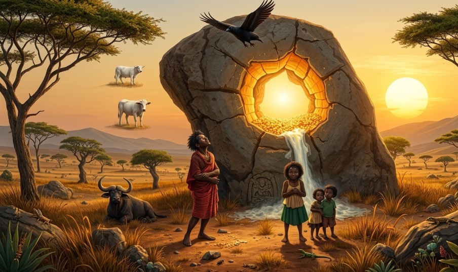 Sebgugugu the Greedy Man: An African Folktale About Greed and Loss