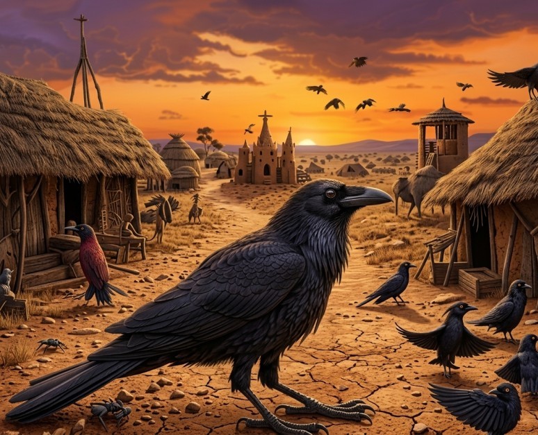 The Great War Between Kites and Crows
