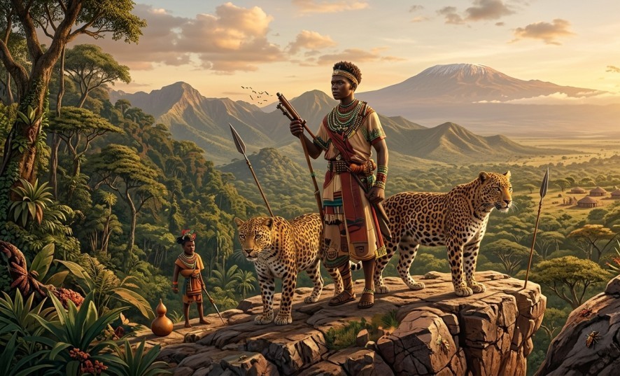 The Legend of Mkaah Jeechonee and the Noondah: A Traditional African FolkTale
